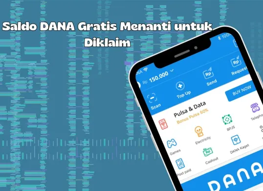 Saldo DANA gratis tersedia Rp150.000 untuk diklaim sambil mencari teman dan chating dengan mereka. (Sumber: Poskota/edited by Syifa Luthfiyah)