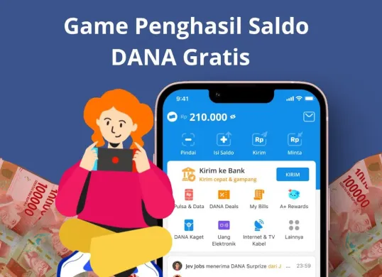 Rekomendasi aplikasi game penghasil saldo DANA paling banyak memberikan uang gratis. (Sumber: Poskota/Audie Salsabila)