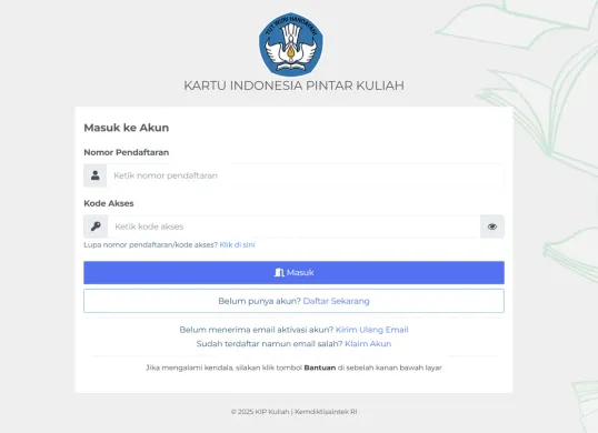 Pendaftaran KIP Kuliah 2025 dibuka! Segera daftar dan wujudkan impian kuliah tanpa hambatan finansial. (Sumber: Istimewa)