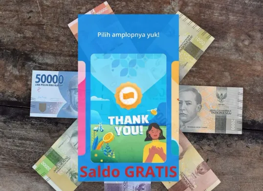 Klaim uang gratis gunakan aplikasi penghasil Saldo DANA. (Canva)