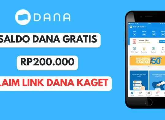 Saldo DANA Gratis hingga Rp200.000 berhasil cair ke dompet elektronik via link DANA kaget terbaru hari ini (Sumber: Poskota/Herdyan Anugrah Triguna)