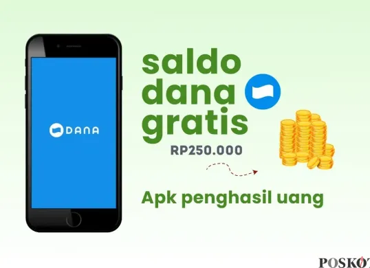 Mainkan aplikasi penghasil uang dan klaim saldo DANA gratis Rp250.000. (Sumber: Poskota/Della Amelia)