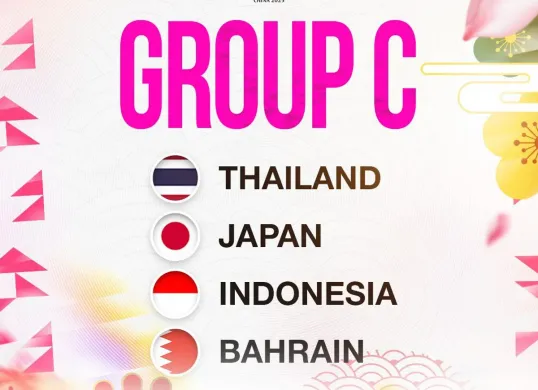 Hasil Drawing Grup C AFC Women’s Futsal Asian Cup 2025. (Sumber: PSSI)