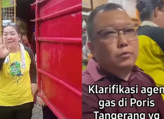 Pemilik pangkalan gas LPG 3 Kg klarifikasi seusai dituding menimbun gas. (Sumber: Tangkap Layar Instagram/@babegokilz)