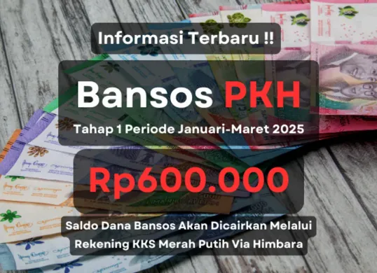 Informasi update status pencairan bansos PKH tahap 1 yang masih disalurkan hingga Maret 2025. (Sumber: Poskota/Aldi Harlanda Irawan)