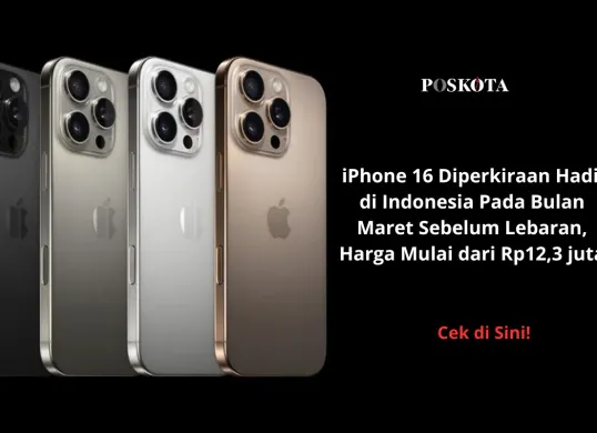 iPhone 16 Pro Max hadir dengan kamera periskop canggih dan harga lebih terjangkau. Siap upgrade? (Sumber: Poskota/Yusuf Sidiq)