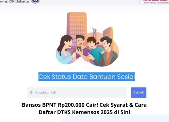 Cara daftar DTKS Kemensos 2025 agar mendapatkan BPNT Rp200.000 dengan mudah dan cepat. (Sumber: Poskota/Yusuf Sidiq)