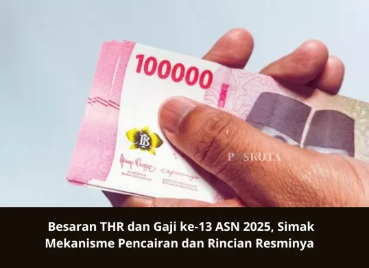 Pemerintah memastikan pencairan THR dan Gaji ke-13 bagi ASN di tahun 2025 tetap berjalan sesuai rencana. (Sumber: Poskota/Yusuf Sidiq)