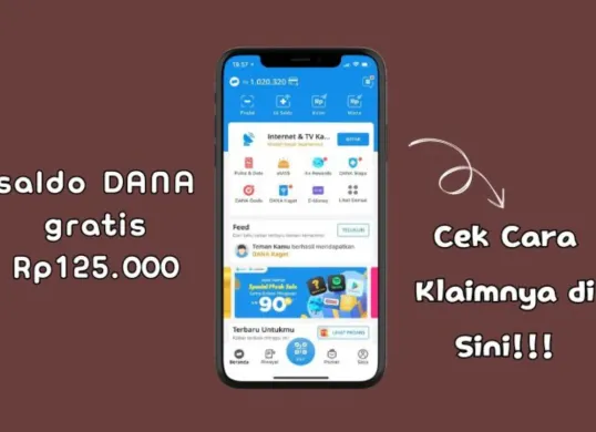 Segera cek langkah-langkah mendapatkan saldo DANA gratis senilai Rp125.000. (Sumber: Poskota/Iko Sara Hosa)