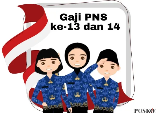 Daftar penerima gaji ke-13 dan 14 PNS. (Sumber: Poskota/Arip Apandi)