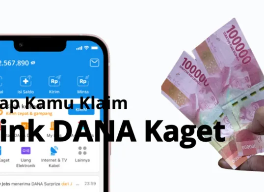 Link DANA Kaget merupakan fitur yang dibagikan oleh para pengguna dompet elektronik DANA untuk para pengguna lainnya. (Sumber: Poskota/Dadan Triatna)