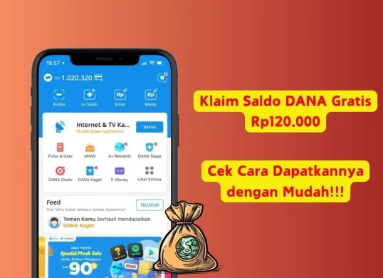 Berikut ini cara dapatkan saldo DANA gratis Rp120.000 dari nonton video agar dompet elektronik kamu selalu tebel. (Sumber: Poskota/Iko Sara Hosa)