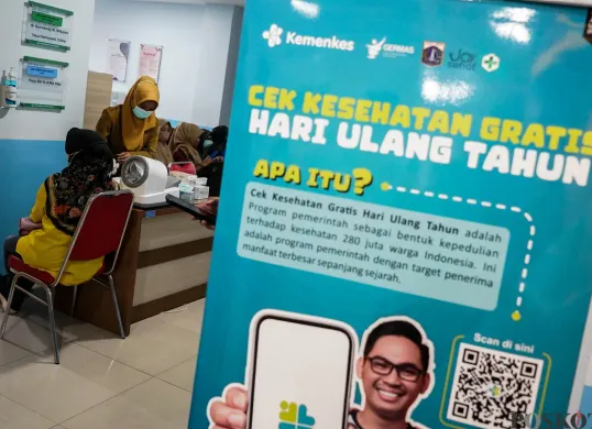 Program Cek Kesehatan Gratis (CKG) adalah kado ulang tahun negara kepada masyarakat dimulai per 10 Februari 2025. (Sumber: Poskota/Bilal Nugraha Ginanjar)