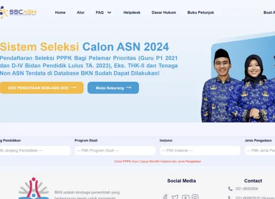 Tahapan seleksi PPPK tahap 2 tahun 2025 yang harus diperhatikan oleh peserta. (Sumber: Screenshot/Dashboard SSCAN)