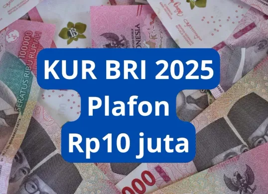 KUR BRI 2025 plafon Rp10 juta sampai Rp100 juta tenor cicilan dari 12 bulan hingga 60 bulan. (Canva)