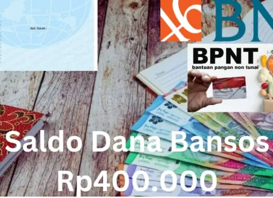 NIK KTP atas nama kamu telah menerima saldo dana bansos Rp400.000 dari subsidi BPNT lewat Rekening BNI. (Sumber: Poskota/Gabriel Omar Batistuta)