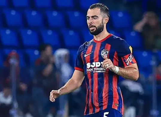 Bek Timnas Indonesia, Jordi Amat lolos ke babak 16 besar Liga Champions Asia bersama JDT. (Sumber: X/ Indostranfer)