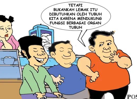 Obrolan Warteg : Efisiensi, Membuang Lemak Jenuh (Sumber: Poskota/Yudhi Himawan)