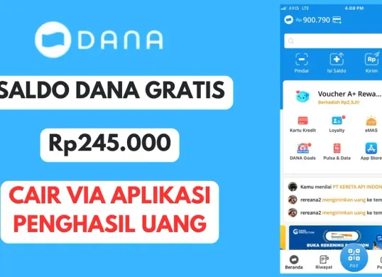Dapatkan saldo DANA gratis pakai HP Android, begini caranya!. 