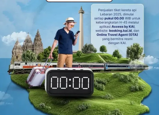 Jadwal Keberangkatan Kereta Api Lebaran 2025 (Sumber: Instagram/kai121_)