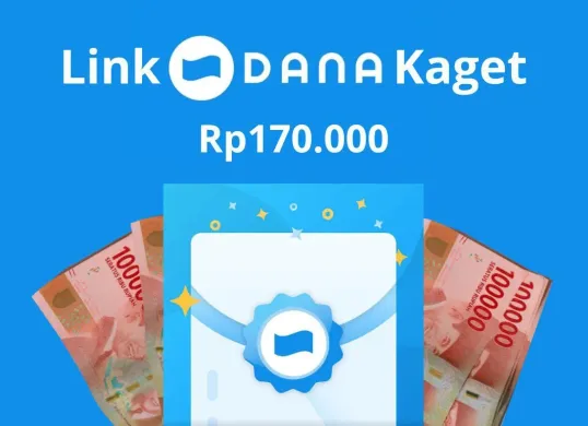 Klaim link DANA Kaget Rp170.000 dengan cepat menggunakan dompet elektronik, berlaku untuk hari ini Selasa, 17 Maret 2025. (Sumber: Poskota/Audie Salsabila)