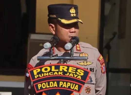 Kapolres Puncak Jaya AKBP Kuswara. (Sumber: Dok Polres Puncak Jaya)