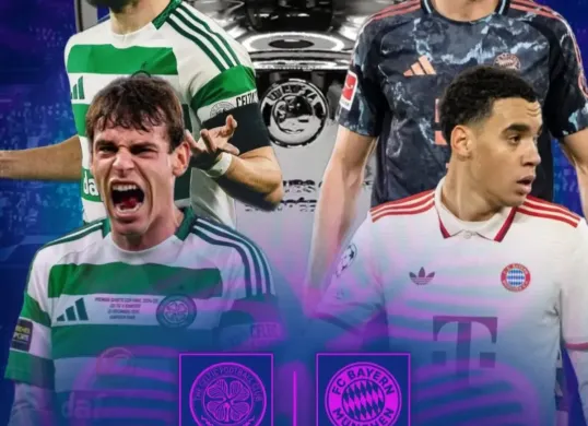 Celtic vs Bayern Munchen di playoff Liga Champions, Kamis (13/2/2025). (Sumber: Ig: @celtic_bibldle)