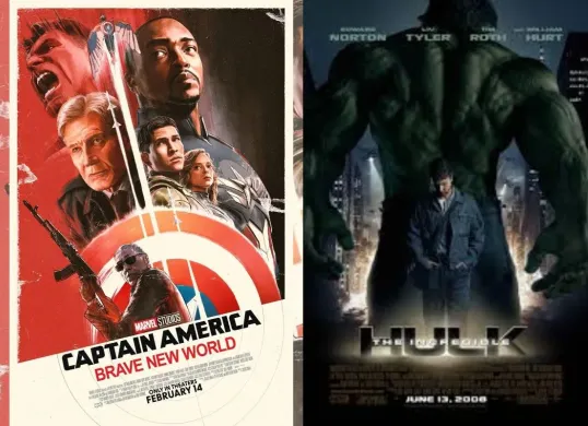 Poster Captain America: Brave New World dan Hulk. (Sumber: imdb)