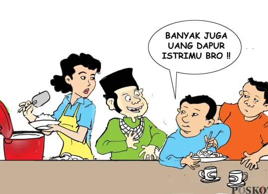 Obrolan Warteg: Merelokasi Uang Dapur (Sumber: Poskota/ Yudhi Himawan)