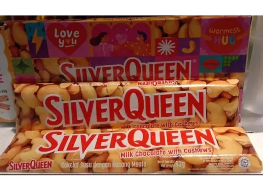 Ilustrasi harga coklat SilverQueen di Indomaret untuk hari Valentine. (Sumber: shopee)