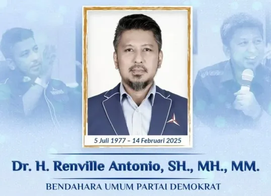 Bendahara Umum Demokrat Renville Antonio. (Sumber: Instagram/@pdemokrat)