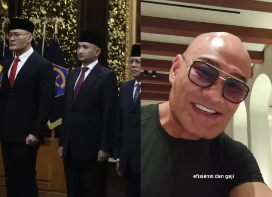 Deddy Corbuzier usai dilantik sebagai Stafsus Menteri Pertahanan, menegaskan tidak akan mengambil gaji atau tunjangan (Sumber: Instagram/@mastercorbuzier)