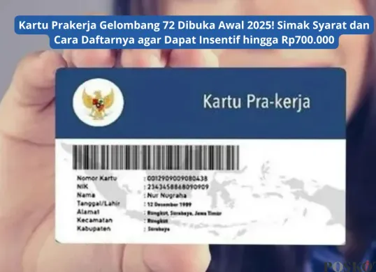 Pendaftaran Kartu Prakerja Gelombang 72 dijadwalkan dibuka pada awal tahun 2025 (Sumber: Poskota/Yusuf Sidiq)