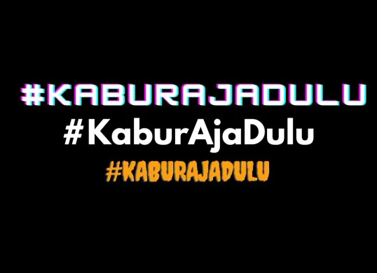 Viral hastag #KaburAjaDulu apa artinya (Sumber: Poskota/Insan Sujadi)