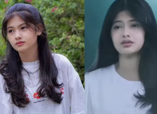 Naura dalam adegan terakhirnya sebelum dinyatakan meninggal dunia di Magic 5. (Sumber: TikTok/@rakmal_bara)