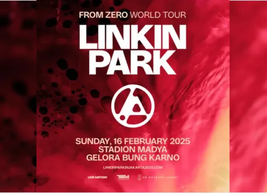 Resmi! Linkin Park bakal konser di GBK Jakarta, Minggu 16 Februari 2025.(Sumber: Instagram/@linkinpark)