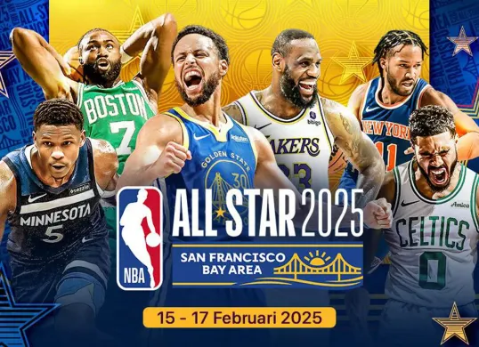 Link live streaming NBA All-Star Game 2025. (Sumber: Vidio)