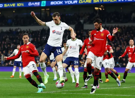 cek jadwal lengkap pertandingan dan info live streaming resmi Tottenham Hotspur vs Man United. (Sumber: X/ tobbie_seifawa)