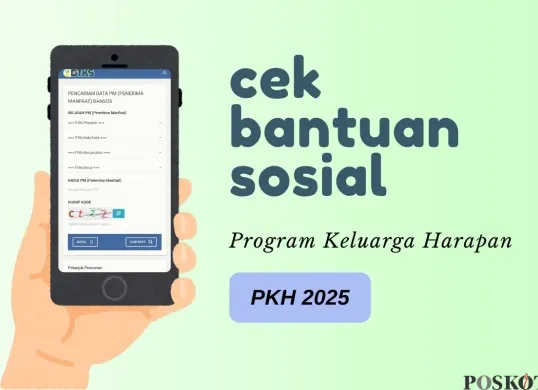 Informasi pengecekan hasil survei DTSEN, bansos PKH 2025. (Sumber: Poskota/Della Amelia)