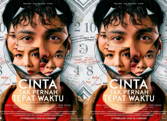 Sinopsis film Cinta Tak Pernah Tepat Waktu. (Sumber: Instagram/@filmctptw)