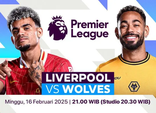 Link live streaming Liverpool vs Wolverhampton Wanderers. (Sumber: Vidio)