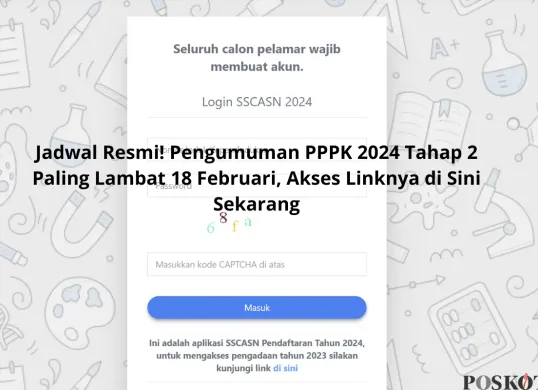 Tangkapan layar laman SSCASN BKN untuk cek hasil seleksi administrasi PPPK 2024 tahap 2. (Sumber: Poskota/Yusuf Sidiq)