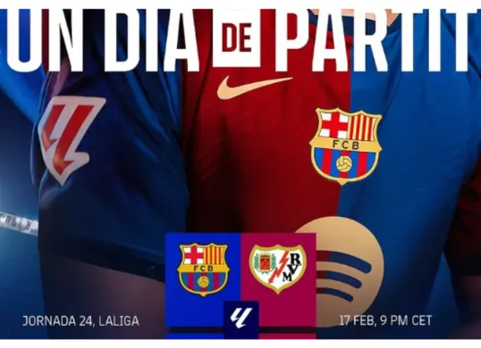 Link live streaming Liga Spanyol: Barcelona vs Rayo Vallecano kick off jam 03.00 WIB. (Sumber: Instagram/fcbarcelona)