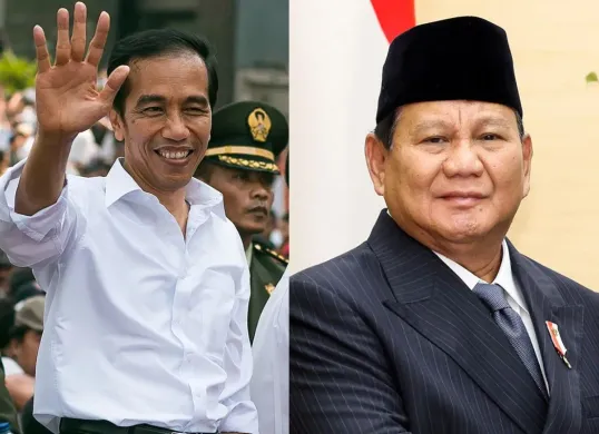 Joko Widodo (kiri) dan Prabowo Subianto (kanan). (Sumber: Wikimedia Commons)