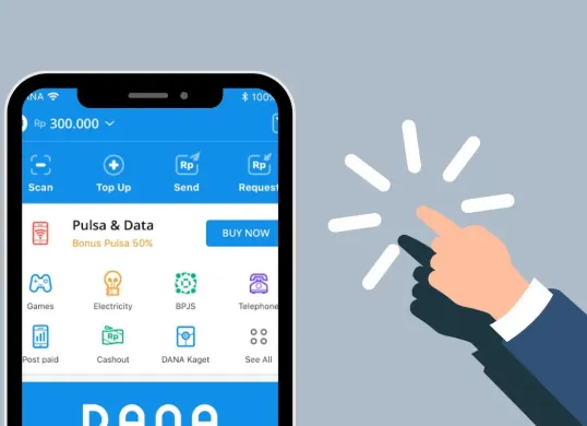 Berdonasi dengan Mudah Pakai Aplikasi DANA, Begini Caranya!(Sumber: Poskota/Syifa Luthfiyah)