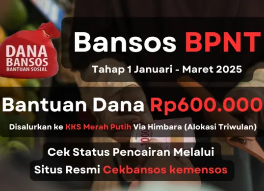 Update informasi pencairan saldo dana bansos BPNT tahap 1 yang masih disalurkan hingga akhir bulan Maret 2025. (Sumber: Poskota/Aldi Harlanda Irawan)