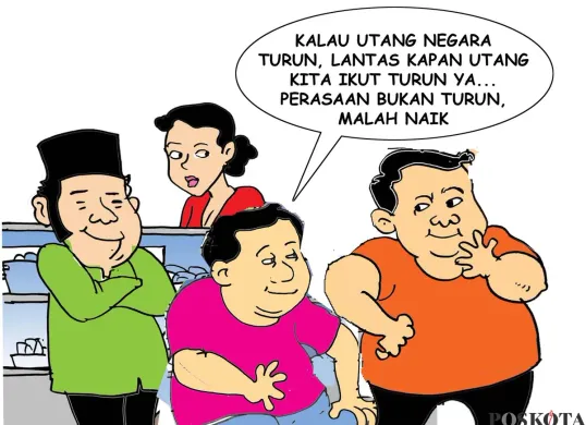 Obrolan Warteg: Utang Menurun (Sumber: Poskota/ Yudhi Himawan)