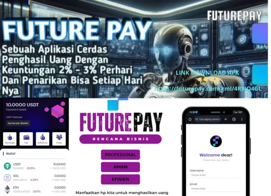 Aplikasi Future Pay (Sumber: Facebook/Tyo Arya)