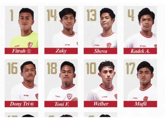 Link live streaming Piala Asia U20: Timnas Indonesia vs Yaman malam ini pukul 18.30 WIB. (Sumber: Instagram/timnasindonesia)