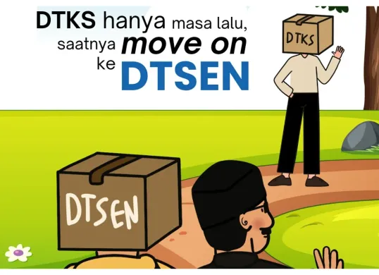 Perpindahan acuan data ke DTSEN, pastikan data diri valid untuk terima bansos. (Sumber: Instagram/@kemensosri)